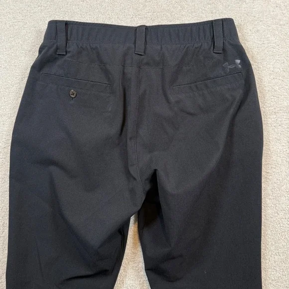Under Armour Matchplay Mens Black Loose Golf Pants Size 30x30 - Picture 5 of 10